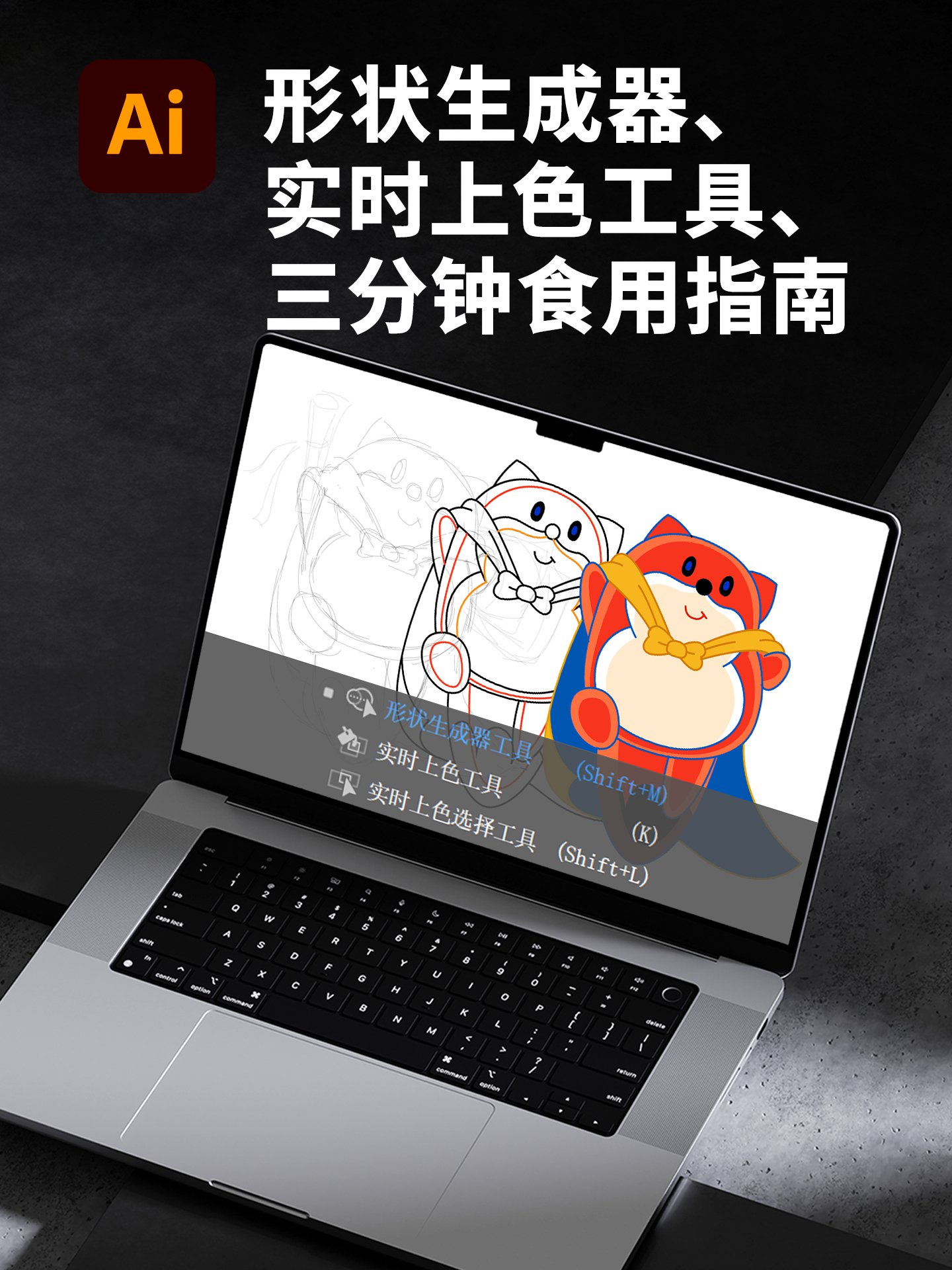 形状生成器、实时上色工具怎么使用？📎